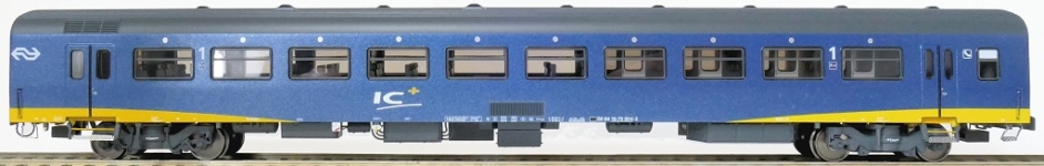 Exact-Train EX11179 - H0 - Personenwagen ICR Plus A mit Figuren, NS, Ep. IV